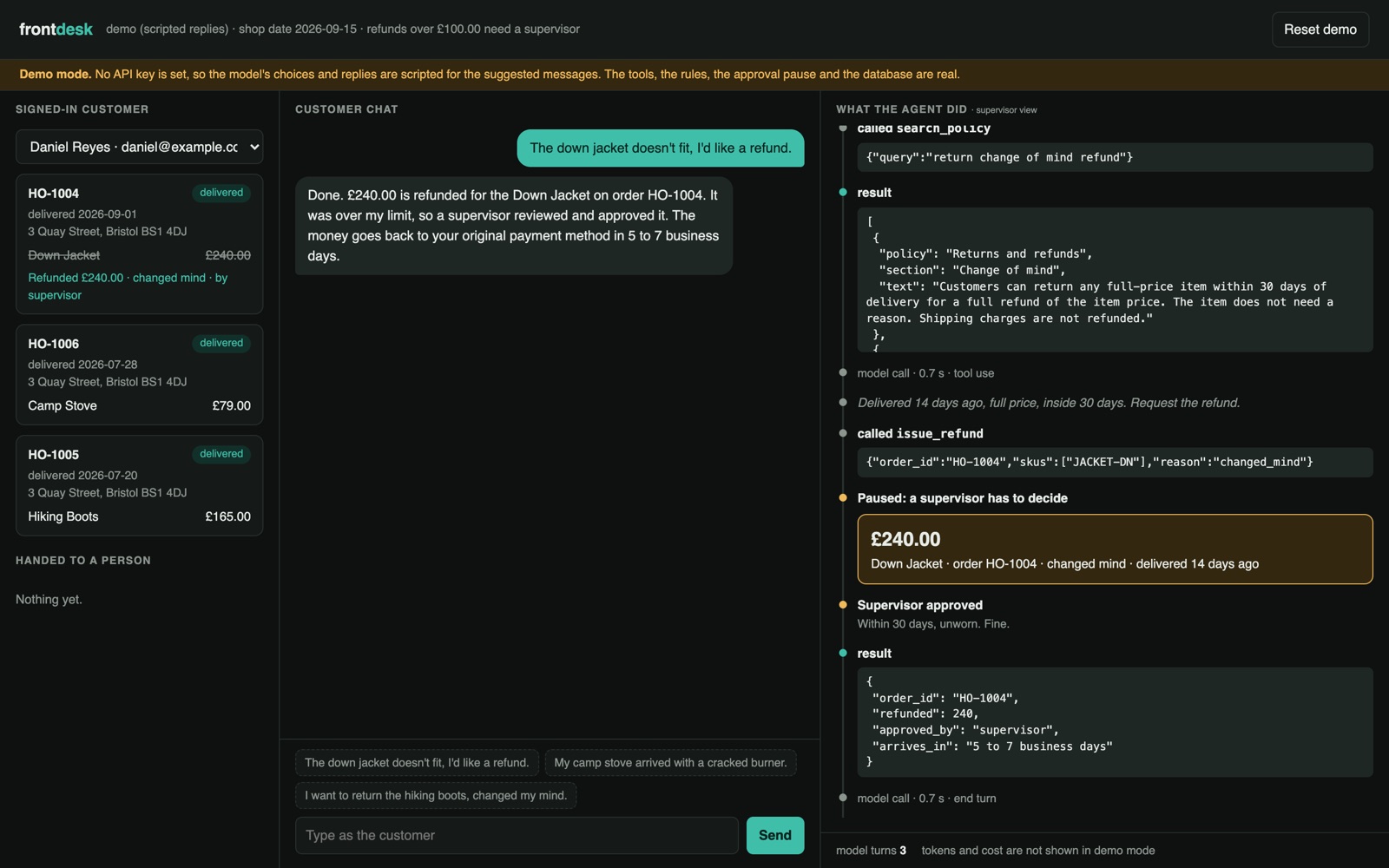 FRONTDESK screenshot 2